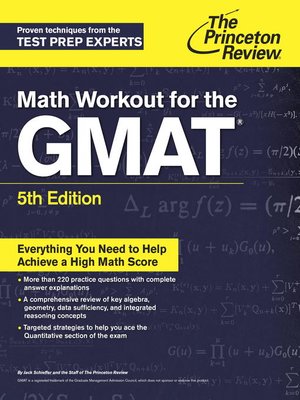 cover image of Math Workout for the GMAT